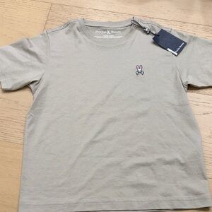 Psycho Bunny Kids Beige Short Sleeve Tee